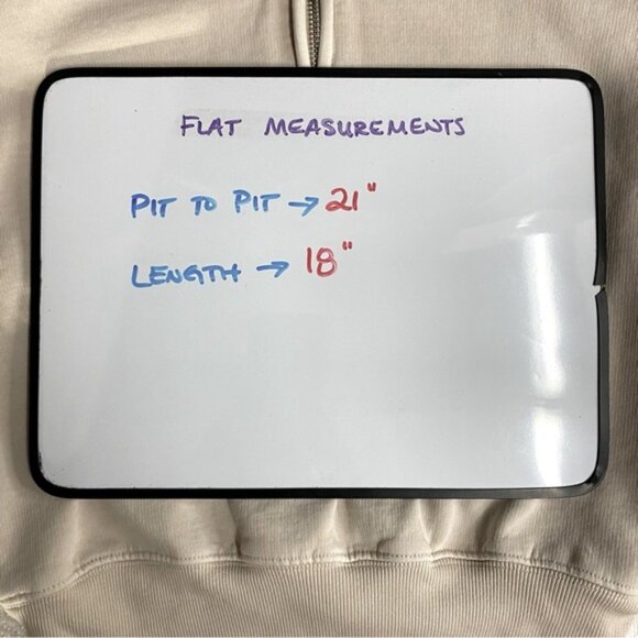 Aritiza Wilfred Free Beige Cotton Blend Cropped Half Zip Mock Neck Sweatshirt XS - Picture 6 of 15